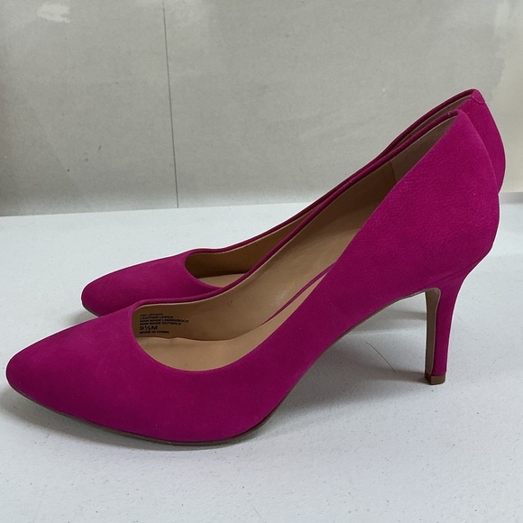 INC International Concepts Shoes - INC International Concepts Fuchsia Pink Suede Pointed Toe Heels – Size 9.5M